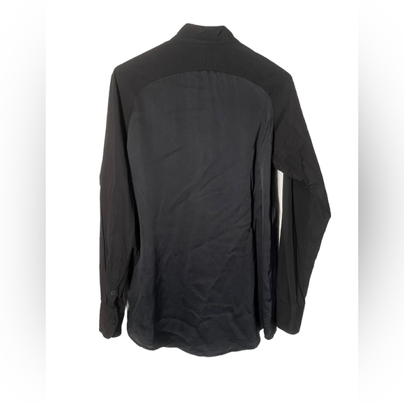 Bottega Veneta Black Button Down with Silk Paneling Size IT 38 - Picture 5 of 8